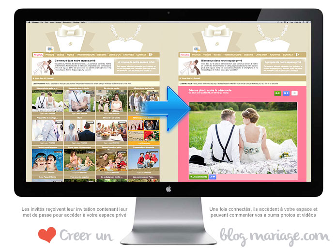 Avoir d'avoir recours à un service de location robe de mariée, partagez les essayages dans votre espace de mariage privé
