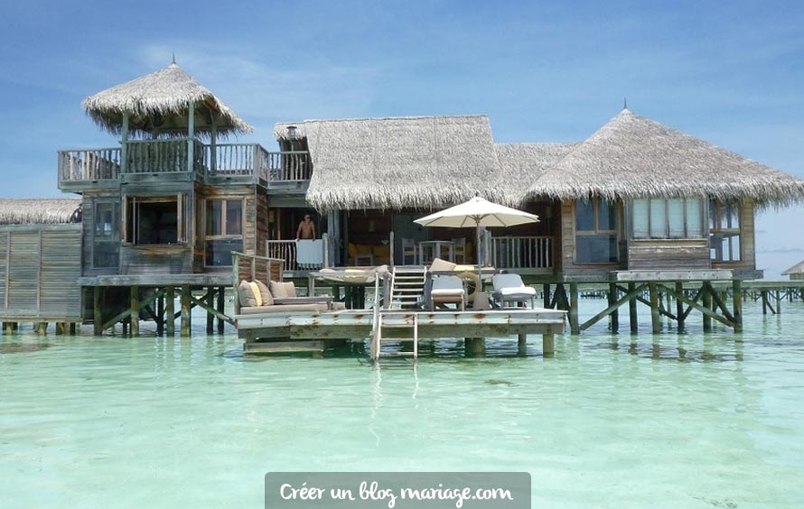 Voyage de noce aux Maldives