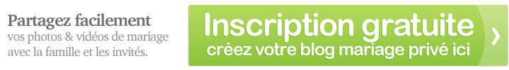 Inscription gratuite : Essayez notre plateforme pour créer votre espace mariage privé et partagez en toute sécurité vos photos et vidéos de mariage !