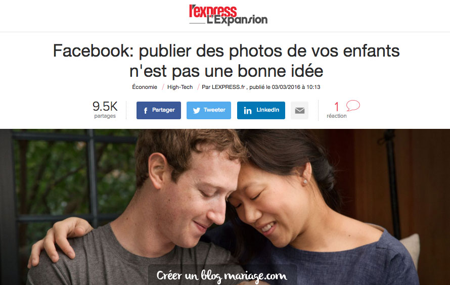 Partager ses photos de son mariage sur Facebook ou utiliser un site non sécurisé pour y publier ses vidéos de mariage est fortement déconseillé si vous tenez à votre vie privée