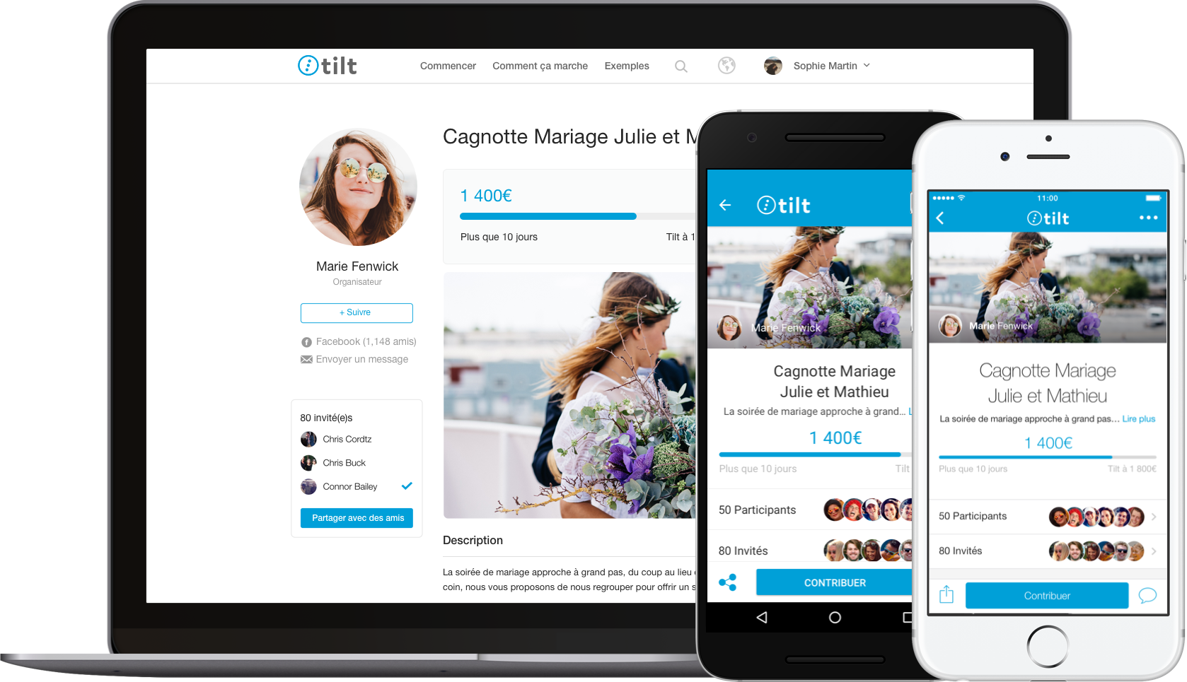 Cagnotte de mariage en ligne : des sites comme Tilt garantissent entièrement la confidentialité des informations et sécurise les échanges. 