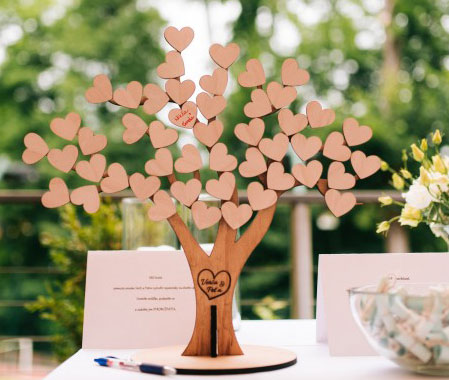 N’oubliez pas non plus de mettre un panneau ou une fiche pour expliquer le concept à vos invités.